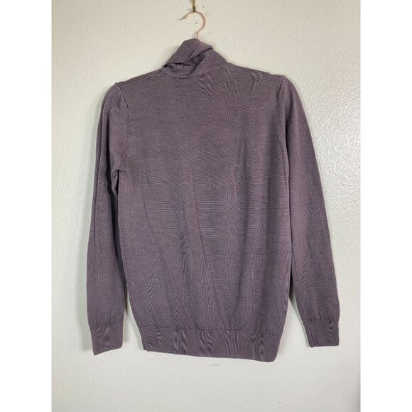 Marks & Spencer Purple Turtleneck Long Sleeve Sweater Knit UK 8 Women size US 4 - Picture 2 of 13